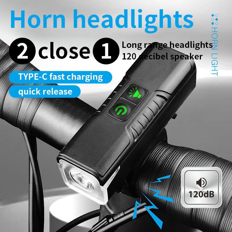 Rechargeable Bicycle Headlight 1000 Lumen - ESLNF – przednia lampa rowerowa o