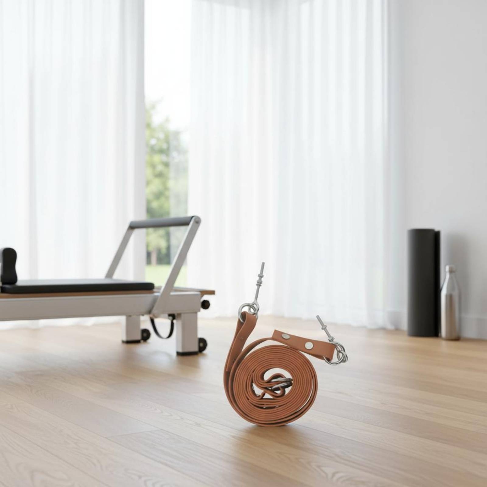 Fitness Equipment - Pasek do Reformera z Podwójną Pętlą,