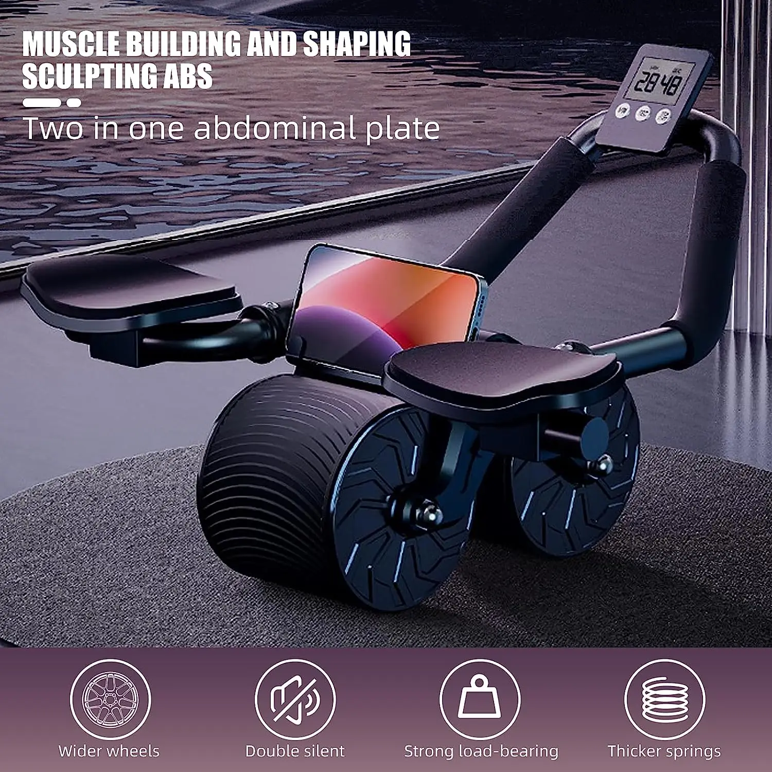 Automatyczny mechanizm powrotu – Ab Roller Wheel With Elbow Support recenzja i cena