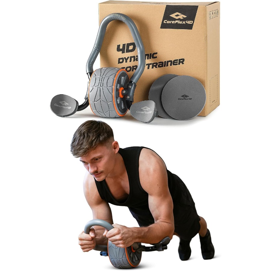 CoreFlex4D – kółko do ćwiczeń  – Ab Roller Wheel With Elbow Support recenzja i cena