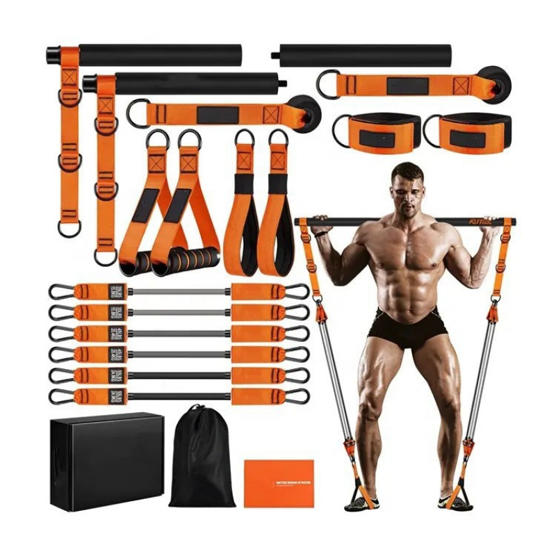 Zestaw do Pilatesa z drążkiem  – Pilates Bar Kit With Resistance Bands recenzja i cena